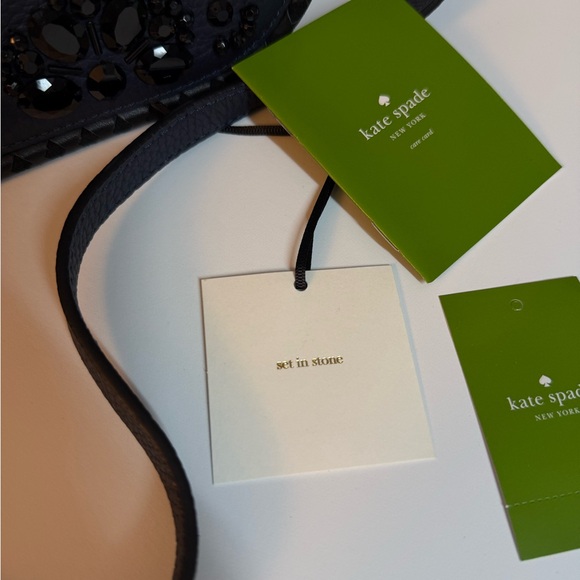 Kate Spade Navy “Set in Stone” Crossbody Bag with matching wallet - Picture 10 of 12